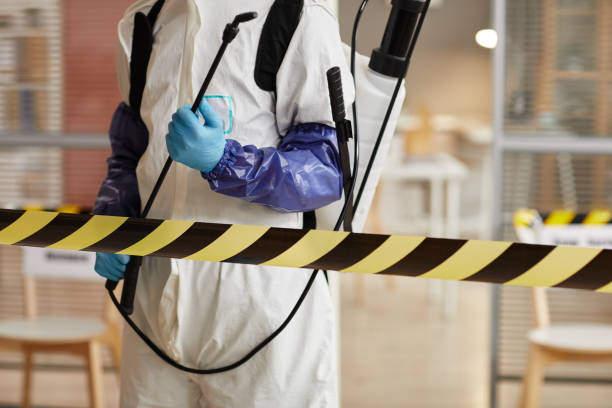 Professional Blood Cleanup technician working in Marion, NC
